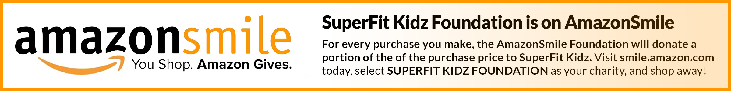 SuperFit Kidz is on AmazonSmile